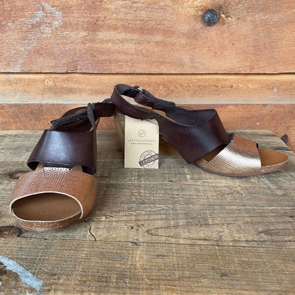 Unity in Diversity Modelo Heeled Sandal "Vaqeutilla" Size 7 NIB - Picture 4 of 11